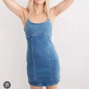 NWT Aerie denim dress